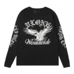 Black Vlone Rider’s Club Crewneck Long Sleeve Tee