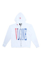 RED LIPSTICK OG EMBROIDERED ZIP-UP HOODIE