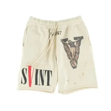 White VLONE x Saint Mxxxxxx Sweat Shorts