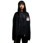 Black Vlone Hard Hat Zip-Up Hoodie