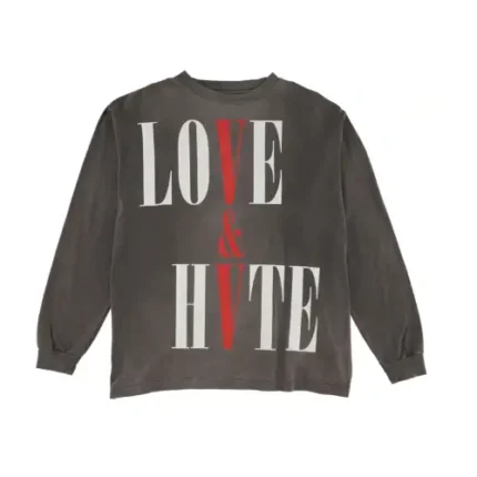 Black Vlone x Saint Mxxxxxx Love & Hate L/S Tee