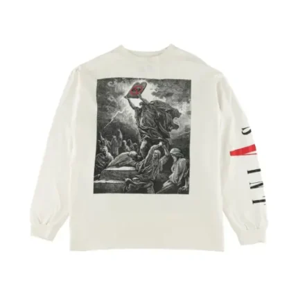 White Vlone x Saint Mxxxxxx No Cap L/S Tee